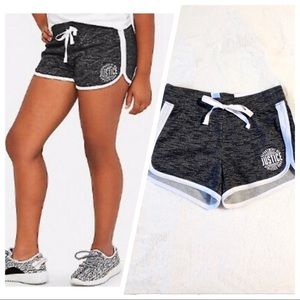 🆕Girl’s JUSTICE Dolphin Active Shorts Size 6/7